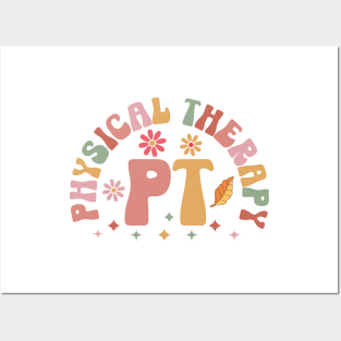 Retro Doctor Physical Therapist Pediatric PT Therapist Assistant PTA Posters and Art